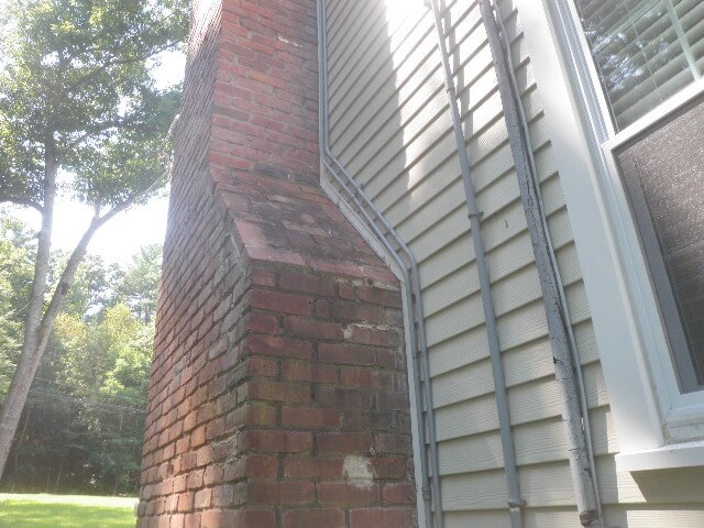 Close Up Exterior Of Chimney we do virtual inspections as well