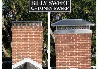 Chimney Cap - Before and After