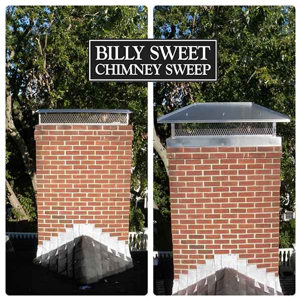 Chimney Cap - Before and After